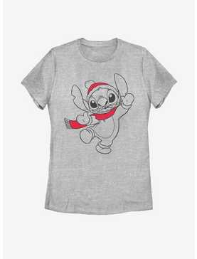 Disney Lilo And Stitch Holiday Womens T-Shirt, , hi-res