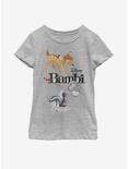 Disney Bambi Friends Youth Girls T-Shirt, ATH HTR, hi-res