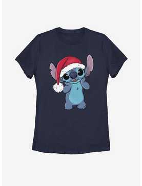 Disney Lilo And Stitch Santa Stitch Womens T-Shirt, , hi-res