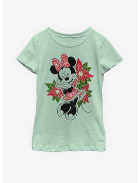 Disney Mickey Mouse Christmas Fairisle Minnie Youth Girls T-Shirt, , hi-res