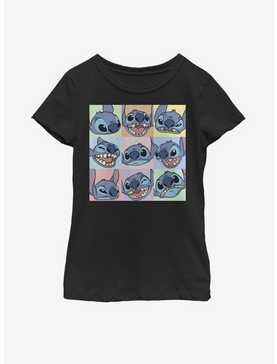 Disney Lilo And Stitch Grid Stitch Youth Girls T-Shirt, , hi-res