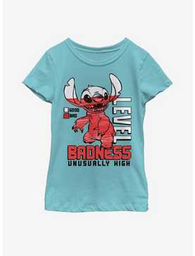 Disney Lilo And Stitch Badness Level Youth Girls T-Shirt, , hi-res