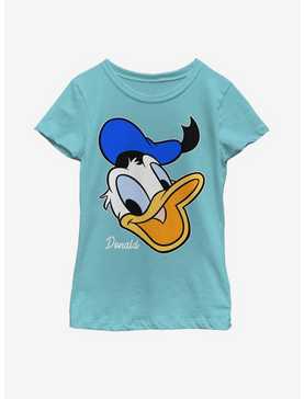 Disney Donald Duck Big Face Youth Girls T-Shirt, , hi-res