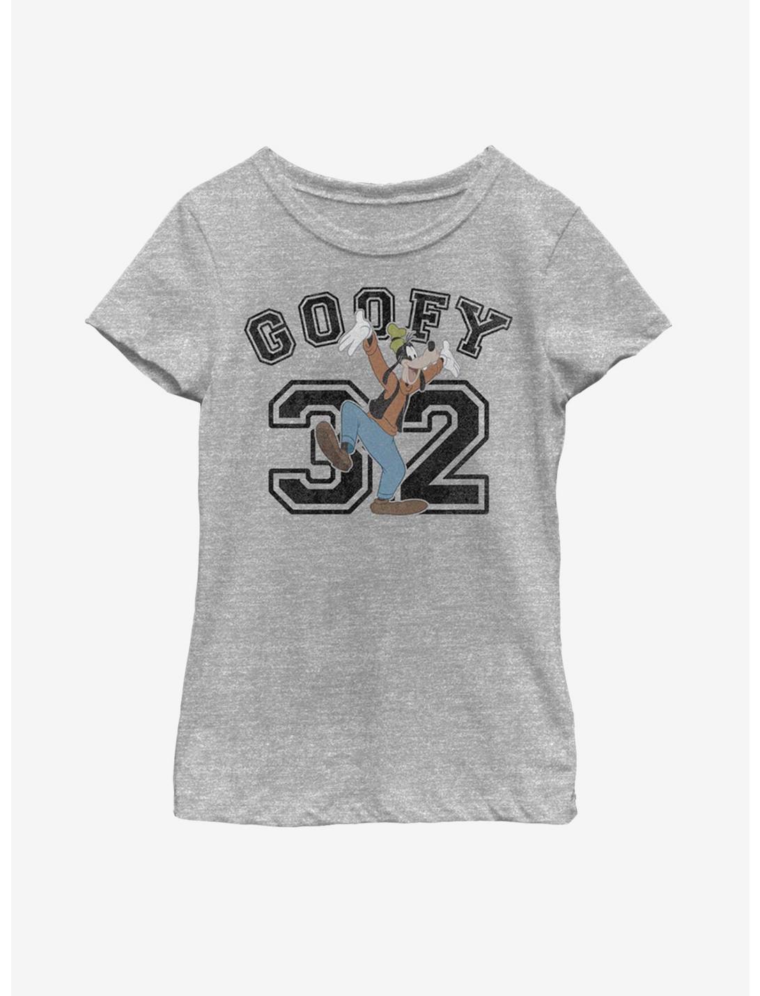 Disney Goofy Collegiate Youth Girls T-Shirt, ATH HTR, hi-res