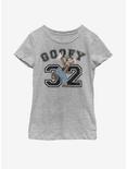 Disney Goofy Collegiate Youth Girls T-Shirt, ATH HTR, hi-res