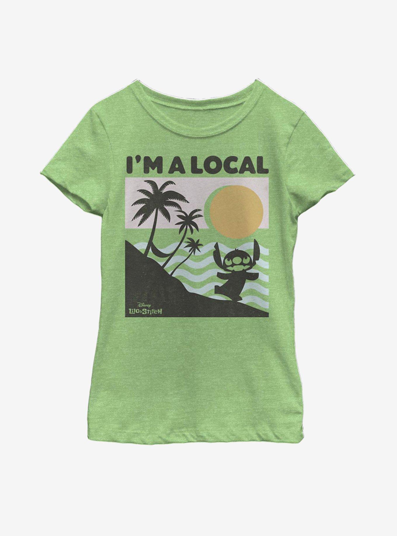 Disney Lilo And Stitch I'm A Local Youth Girls T-Shirt, , hi-res