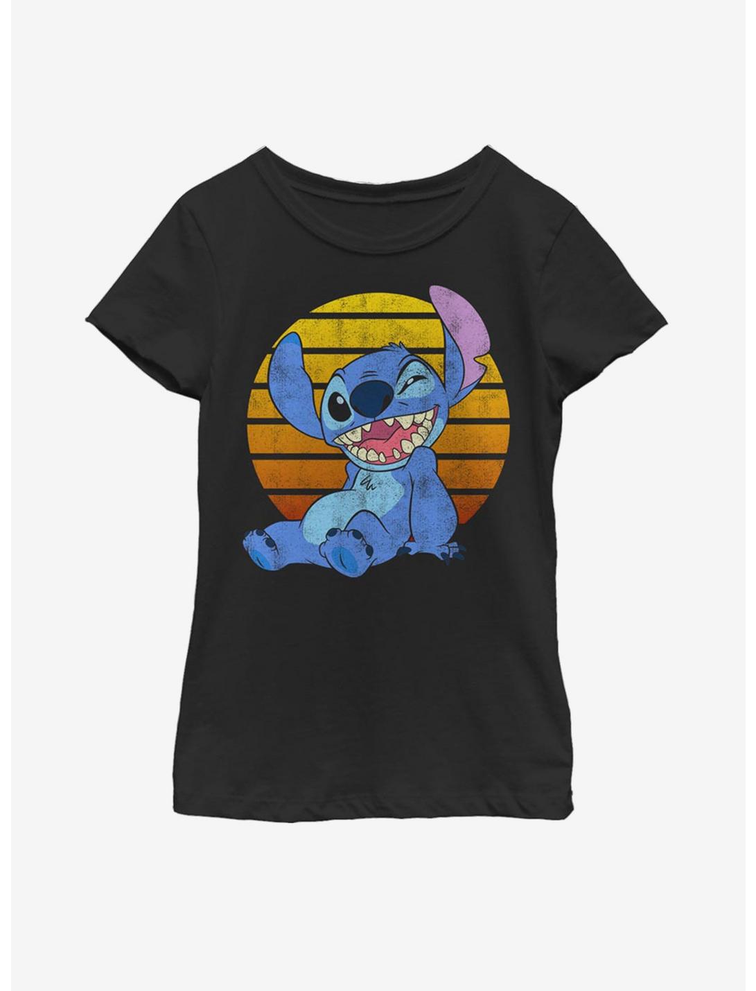 Disney Lilo And Stitch Bright Stitch Youth Girls T-Shirt, BLACK, hi-res