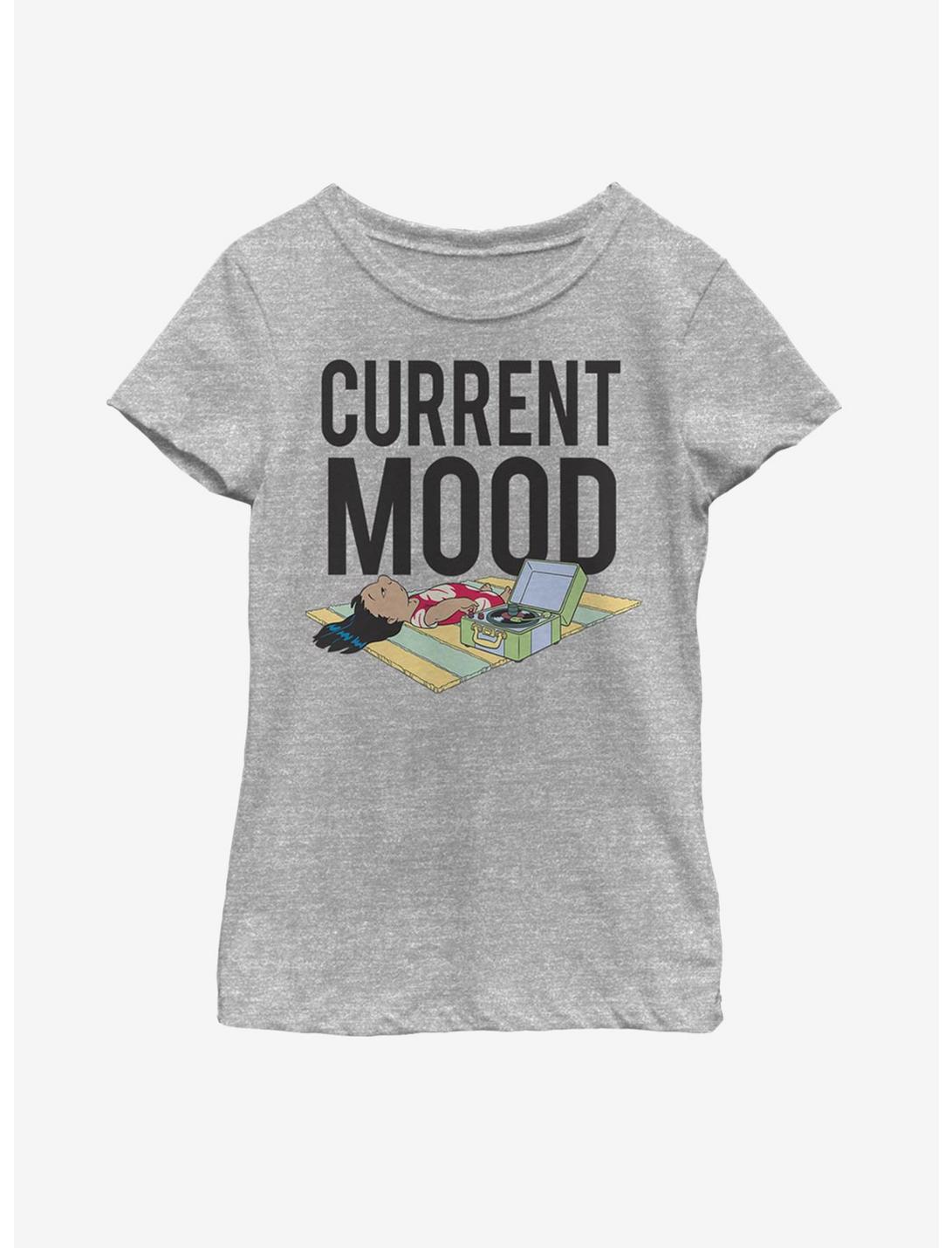 Disney Lilo And Stitch Current Mood Lilo Youth Girls T-Shirt, ATH HTR, hi-res