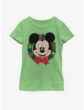 Disney Mickey Mouse Big Mickey Holiday Youth Girls T-Shirt, , hi-res