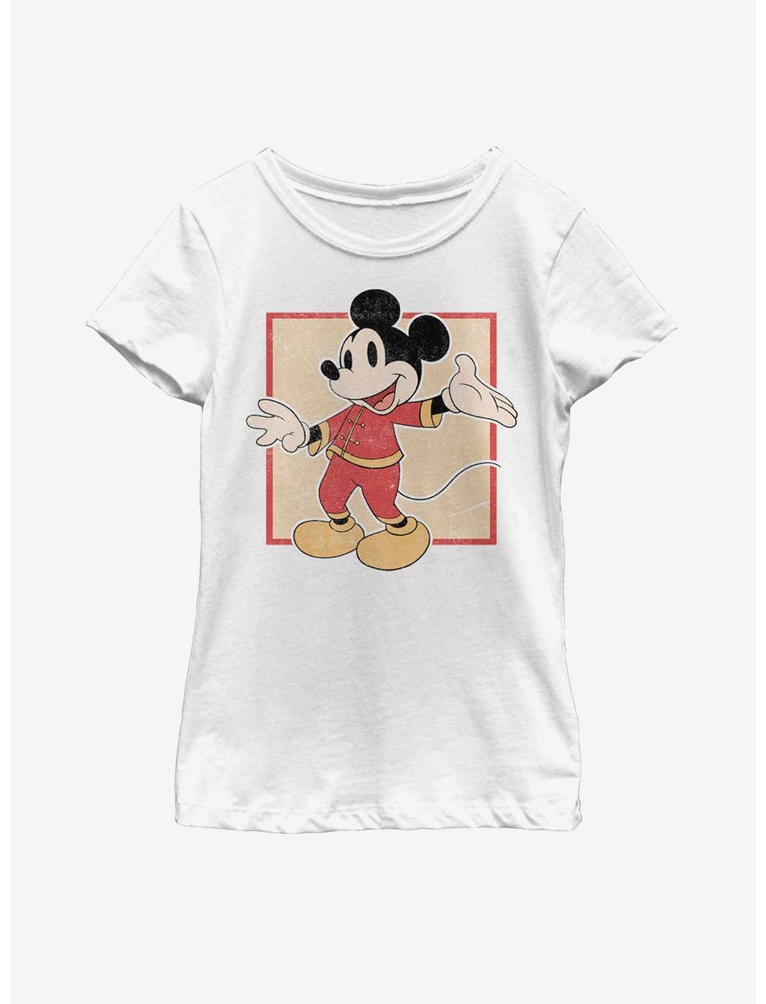 Disney Mickey Mouse Chinese Mickey Youth Girls T-Shirt, WHITE, hi-res