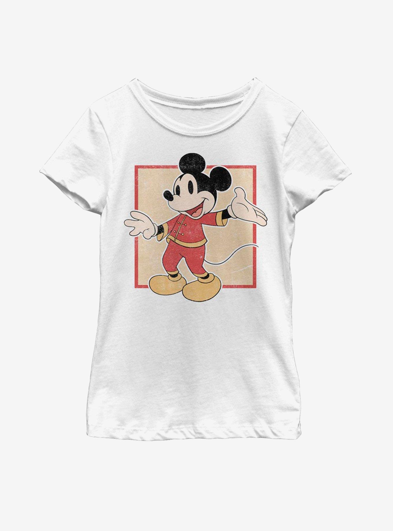 Disney Mickey Mouse Chinese Mickey Youth Girls T-Shirt, , hi-res