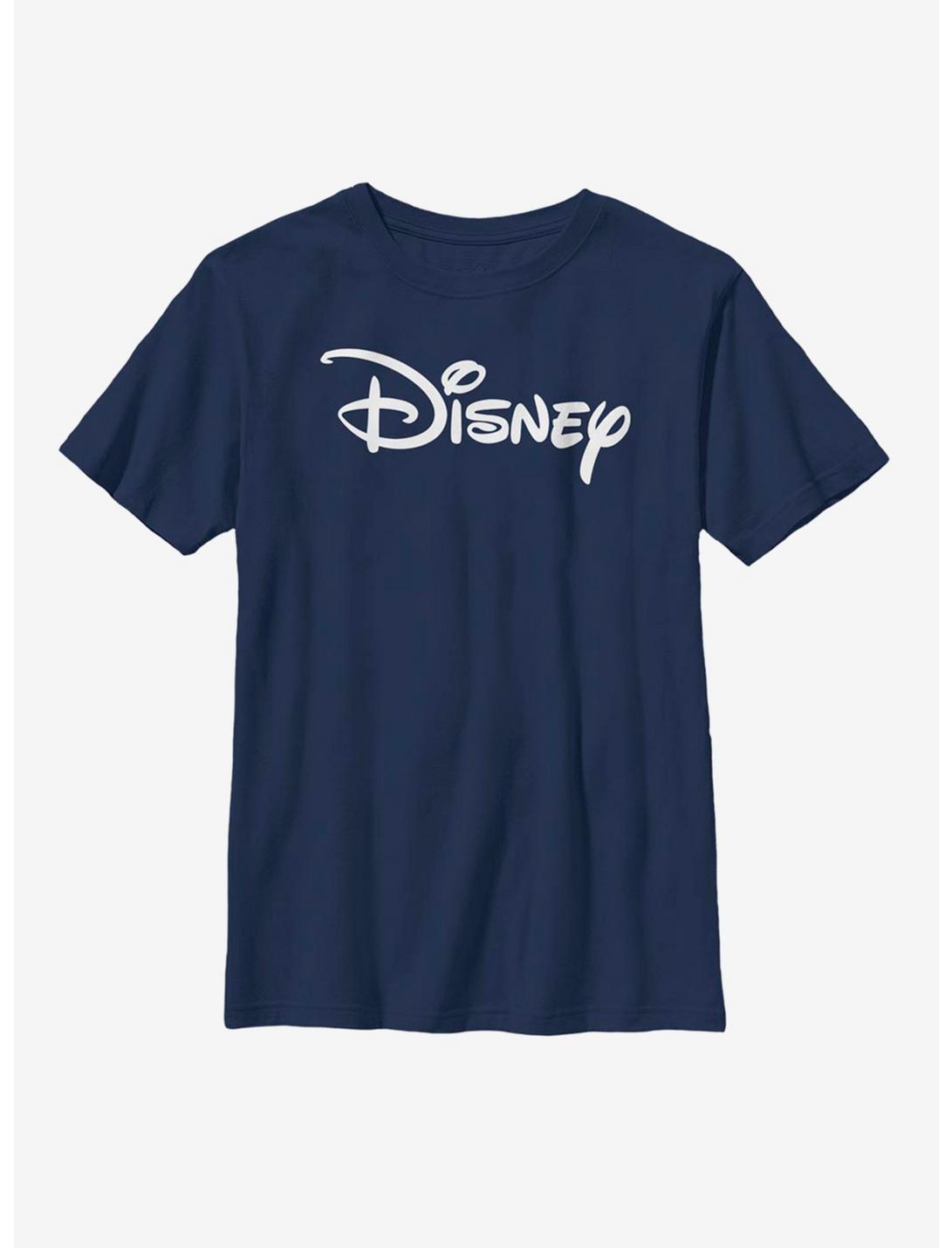 Disney Classic Disney Logo Youth T-Shirt, NAVY, hi-res
