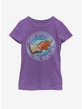 Disney Lilo And Stitch Pudge Weather Youth Girls T-Shirt, PURPLE BERRY, hi-res