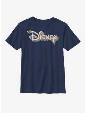 Disney Retro Rainbow Logo Youth T-Shirt, , hi-res