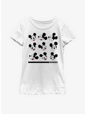 Disney Mickey Mouse Expressions Youth Girls T-Shirt, , hi-res
