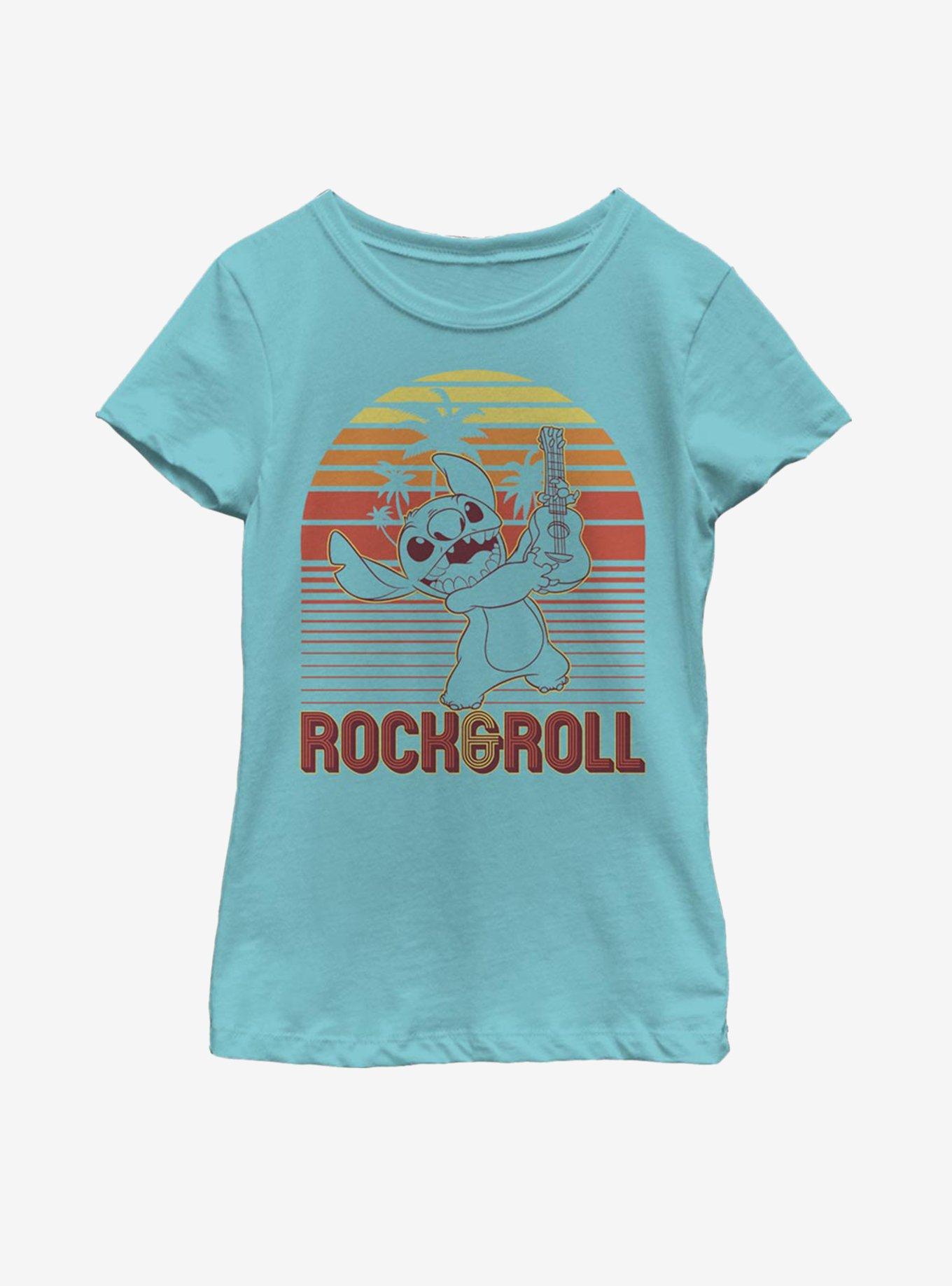 Disney Lilo And Stitch Rock And Roll Youth Girls T-Shirt, , hi-res