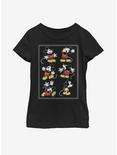 Disney Mickey Mouse Looks Youth Girls T-Shirt, BLACK, hi-res