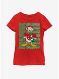 Disney Donald Duck Scrooge Youth Girls T-Shirt, RED, hi-res