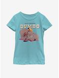 Disney Dumbo Classic Art Youth Girls T-Shirt, TAHI BLUE, hi-res