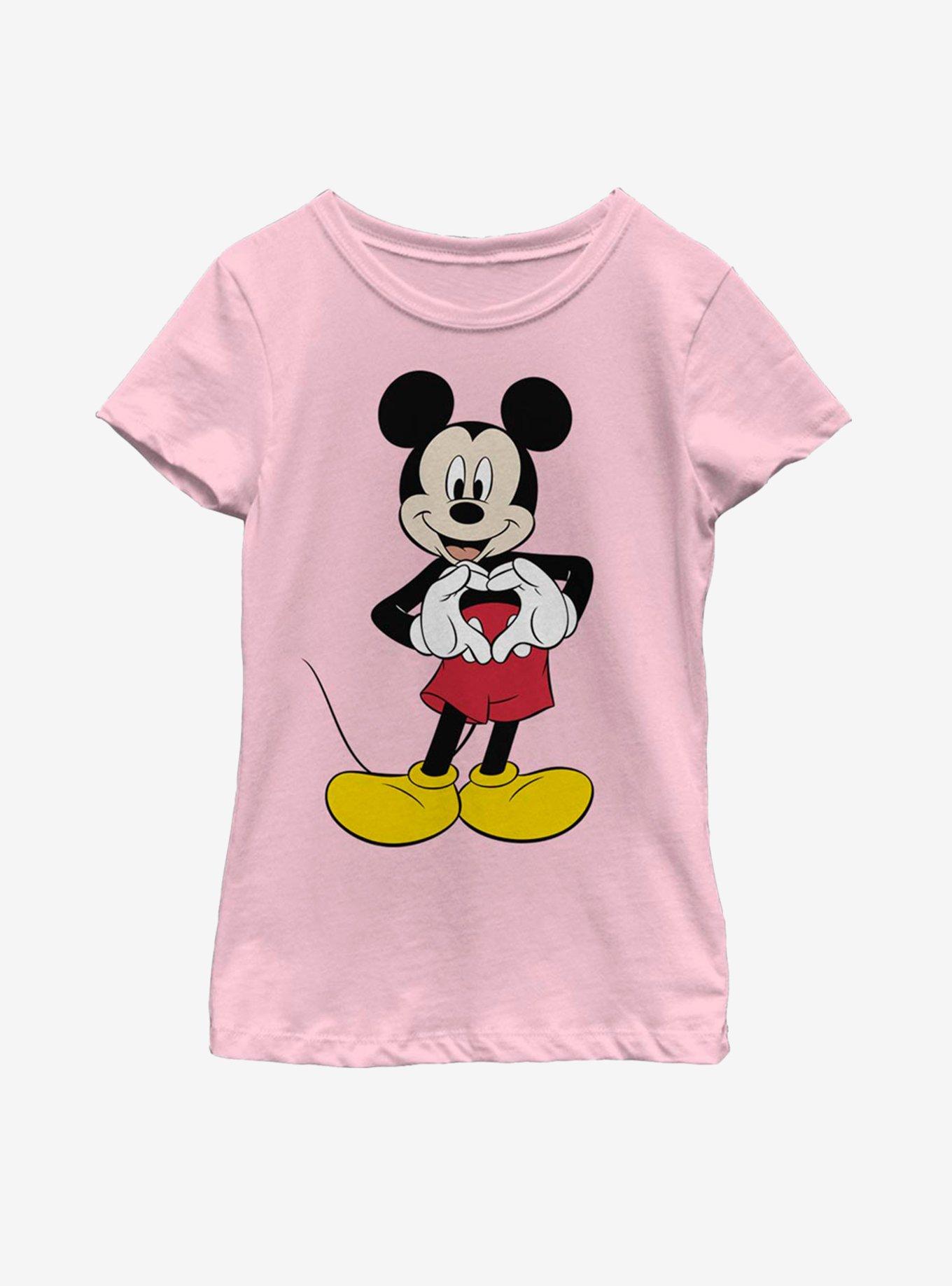 Disney Mickey Mouse Love Youth Girls T-Shirt, , hi-res