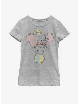 Disney Dumbo Ball Pose Youth Girls T-Shirt, , hi-res