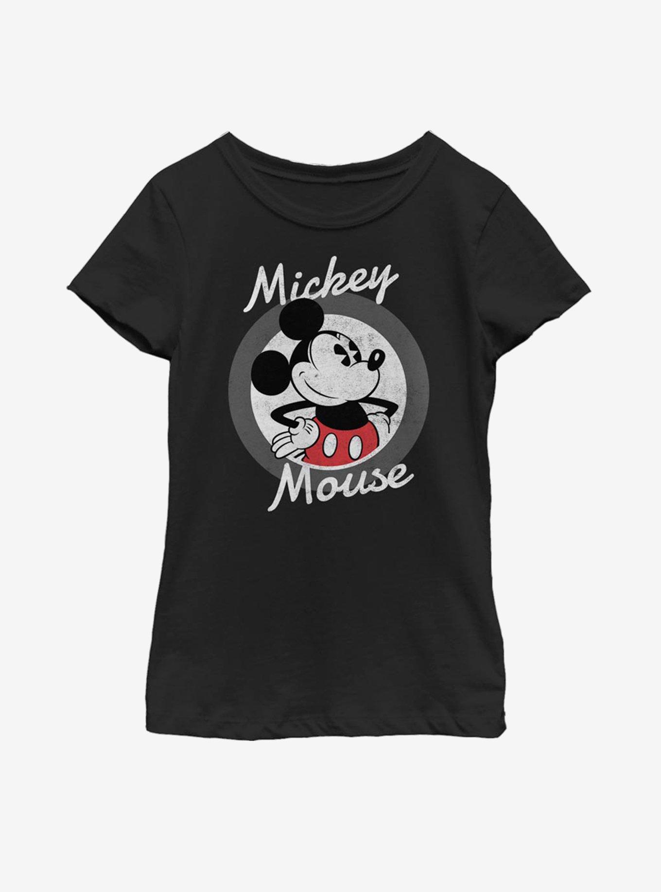 Disney Mickey Mouse 28 Youth Girls T-Shirt, BLACK, hi-res