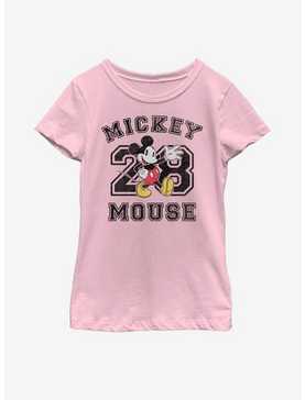 Disney Mickey Mouse Collegiate Youth Girls T-Shirt, , hi-res