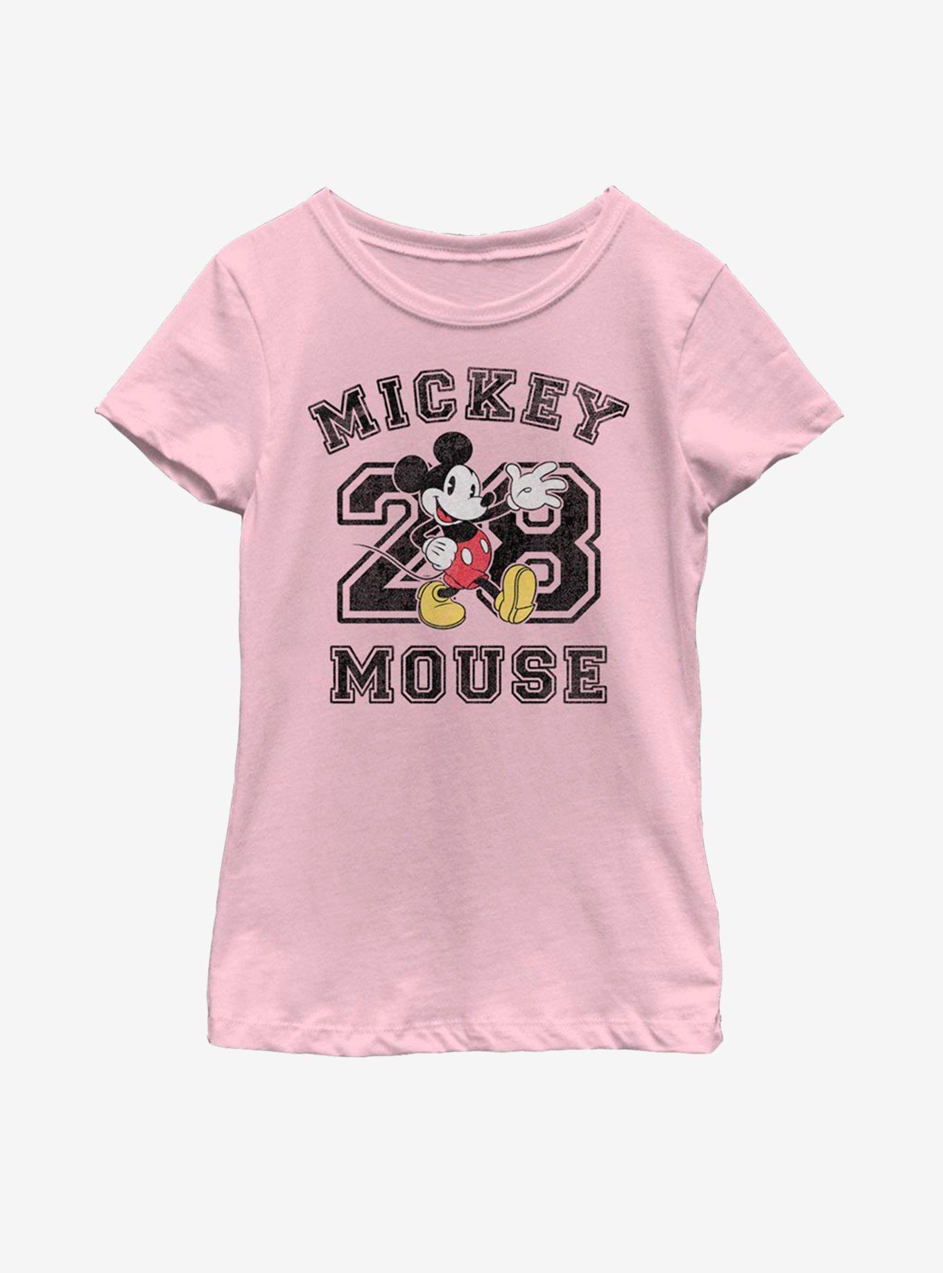 Disney Mickey Mouse Collegiate Youth Girls T-Shirt, , hi-res