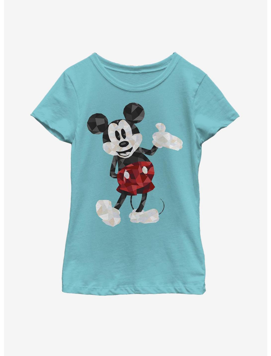 Disney Mickey Mouse Poly Youth Girls T-Shirt, TAHI BLUE, hi-res