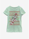 Disney Goofy Ornament Christmas Pattern Youth Girls T-Shirt, MINT, hi-res