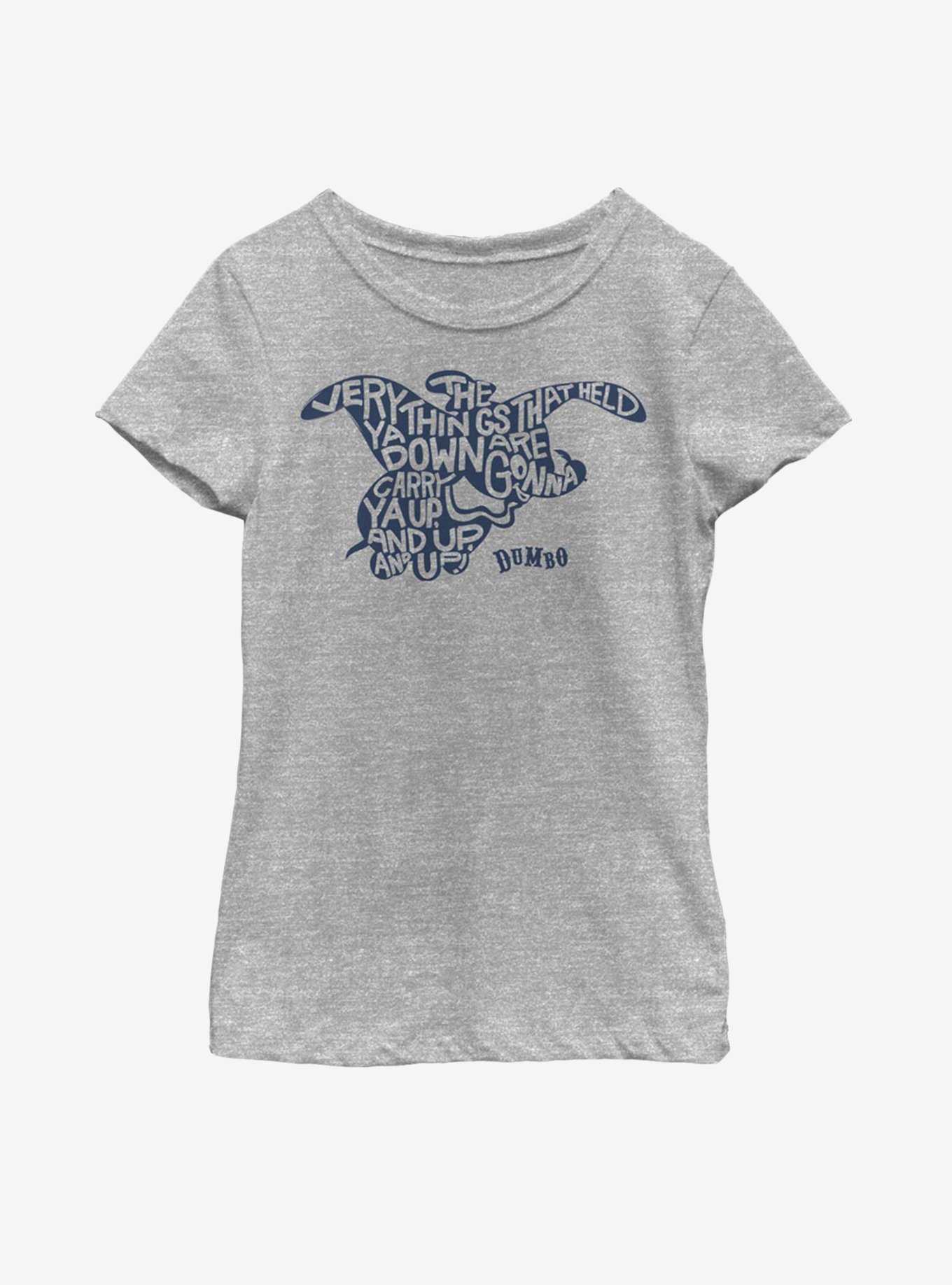 DIsney Dumbo Up And Up Youth Girls T-Shirt, , hi-res