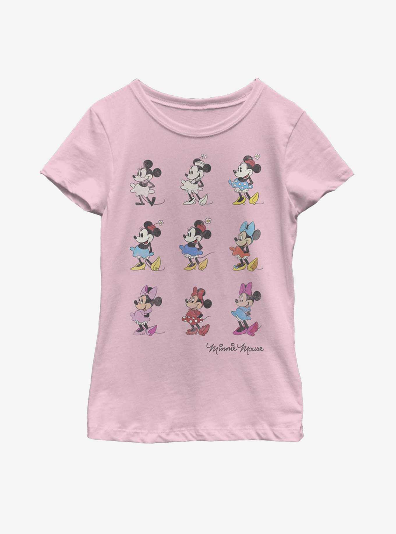 Disney Mickey Mouse Minnie Evolution Youth Girls T-Shirt, , hi-res
