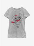 Disney Lilo And Stitch Holiday Youth Girls T-Shirt, ATH HTR, hi-res