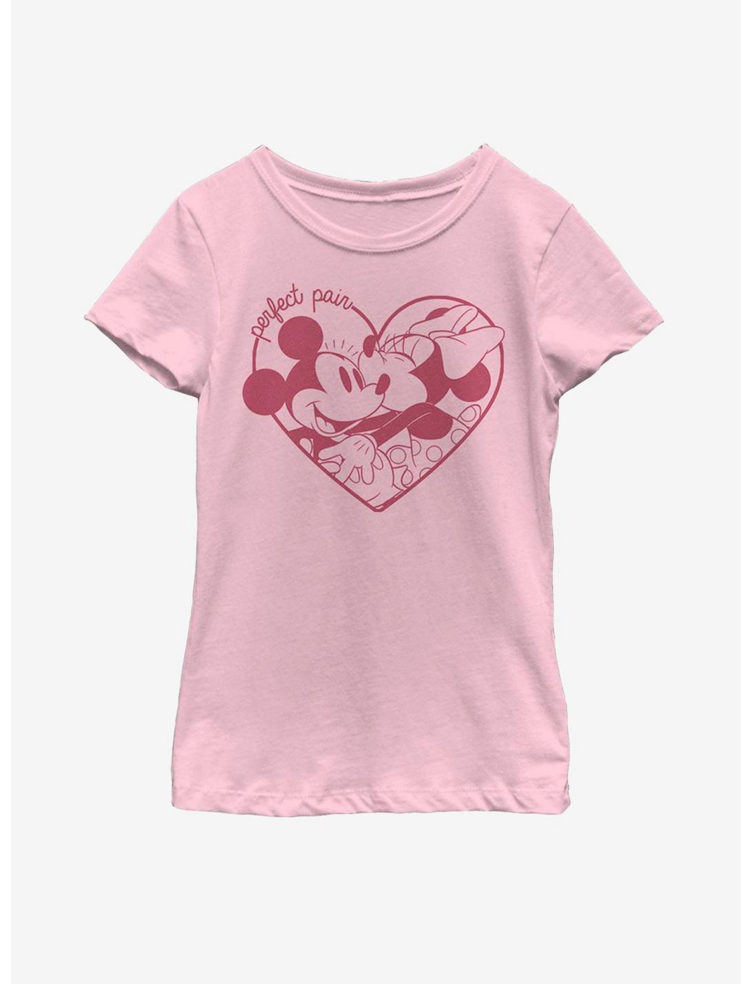 Disney Mickey Mouse Perfect Pair Youth Girls T-Shirt, PINK, hi-res