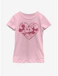 Disney Mickey Mouse Perfect Pair Youth Girls T-Shirt, PINK, hi-res