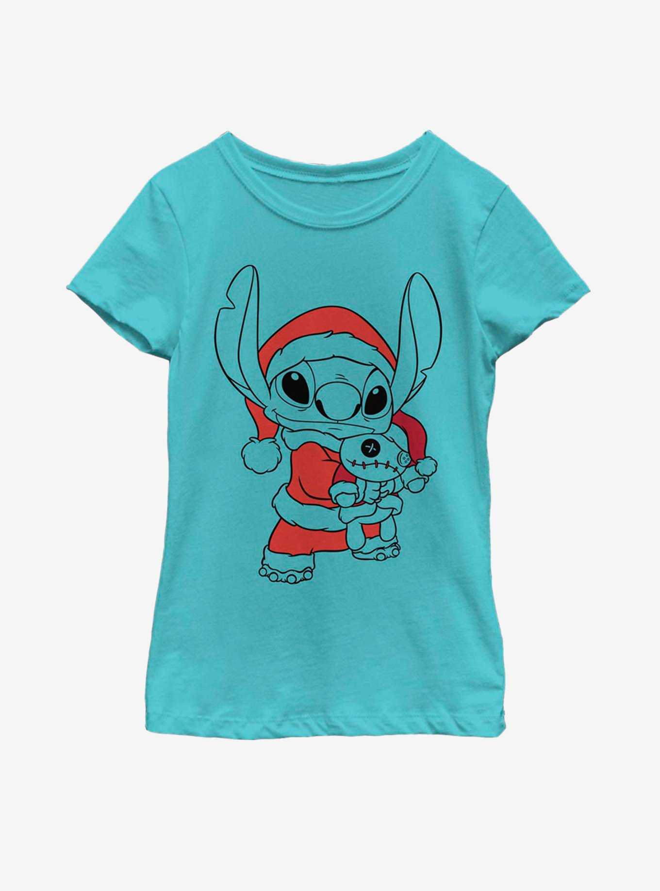 Disney Lilo And Stitch Holiday Fill Youth Girls T-Shirt, , hi-res