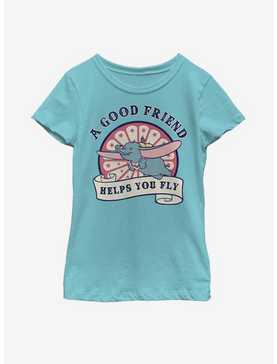 Disney Dumbo Friends Help You Fly Youth Girls T-Shirt, , hi-res