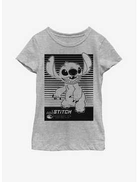 Disney Lilo And Stitch Linear Stitch Youth Girls T-Shirt, , hi-res