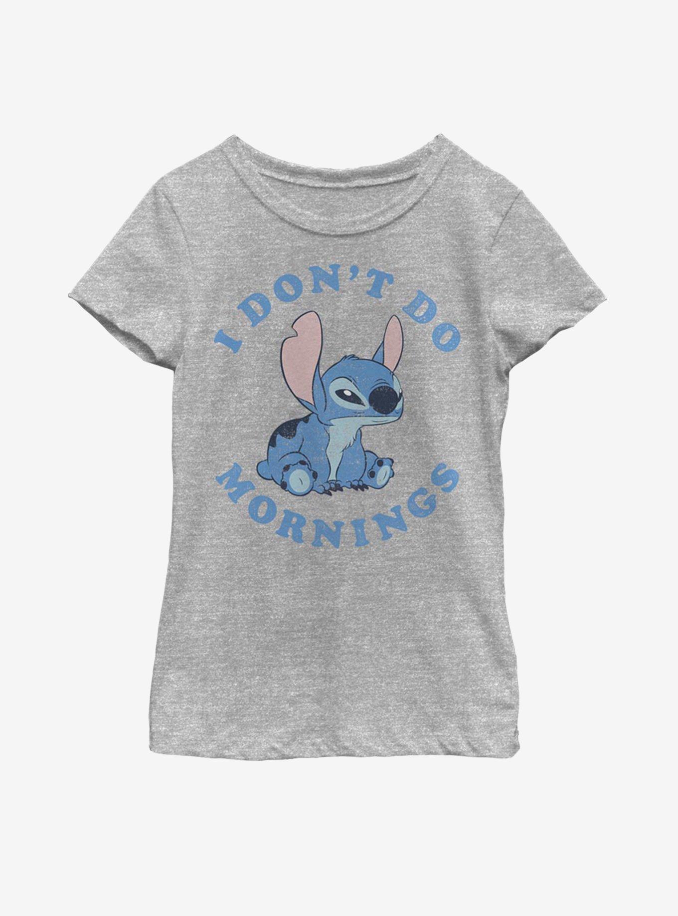Disney Lilo And Stitch Mornings Youth Girls T-Shirt, , hi-res