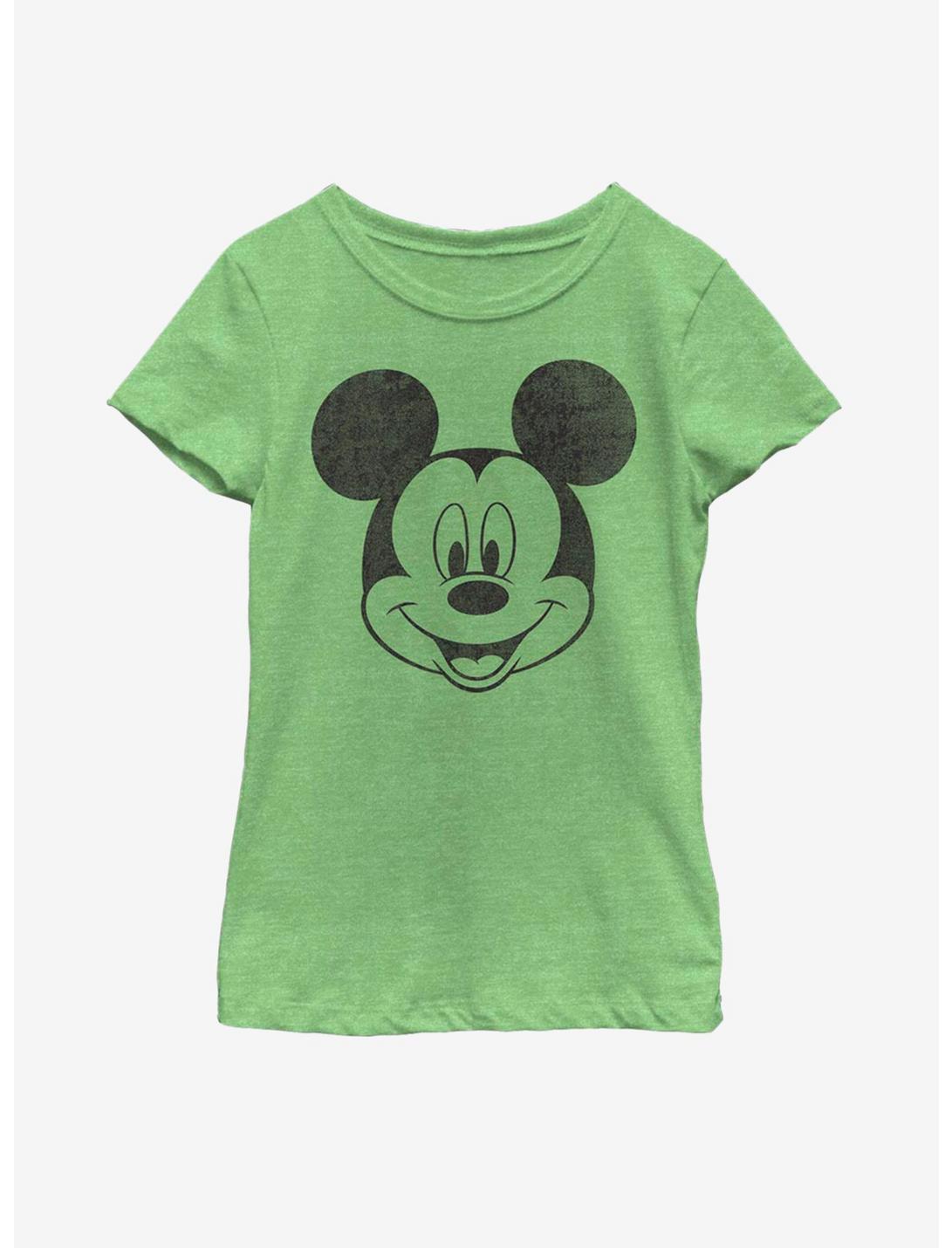 Disney Mickey Mouse Face Youth Girls T-Shirt, , hi-res