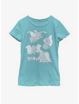 Disney Dumbo Poses Youth Girls T-Shirt, , hi-res