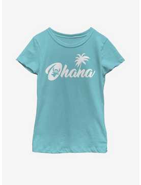 Disney Lilo And Stitch Silhouette Ohana Youth Girls T-Shirt, , hi-res