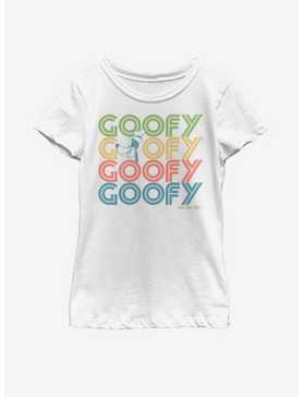 Disney Mickey Mouse Retro Stack Goofy Youth Girls T-Shirt, , hi-res