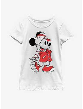 Disney Mickey Mouse Winter Fill Youth Girls T-Shirt, , hi-res
