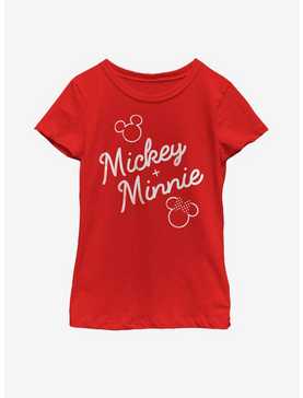 Disney Mickey Mouse Signed Together Youth Girls T-Shirt, , hi-res