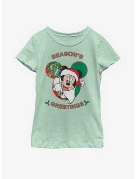 Disney Mickey Mouse Greetings Youth Girls T-Shirt, , hi-res