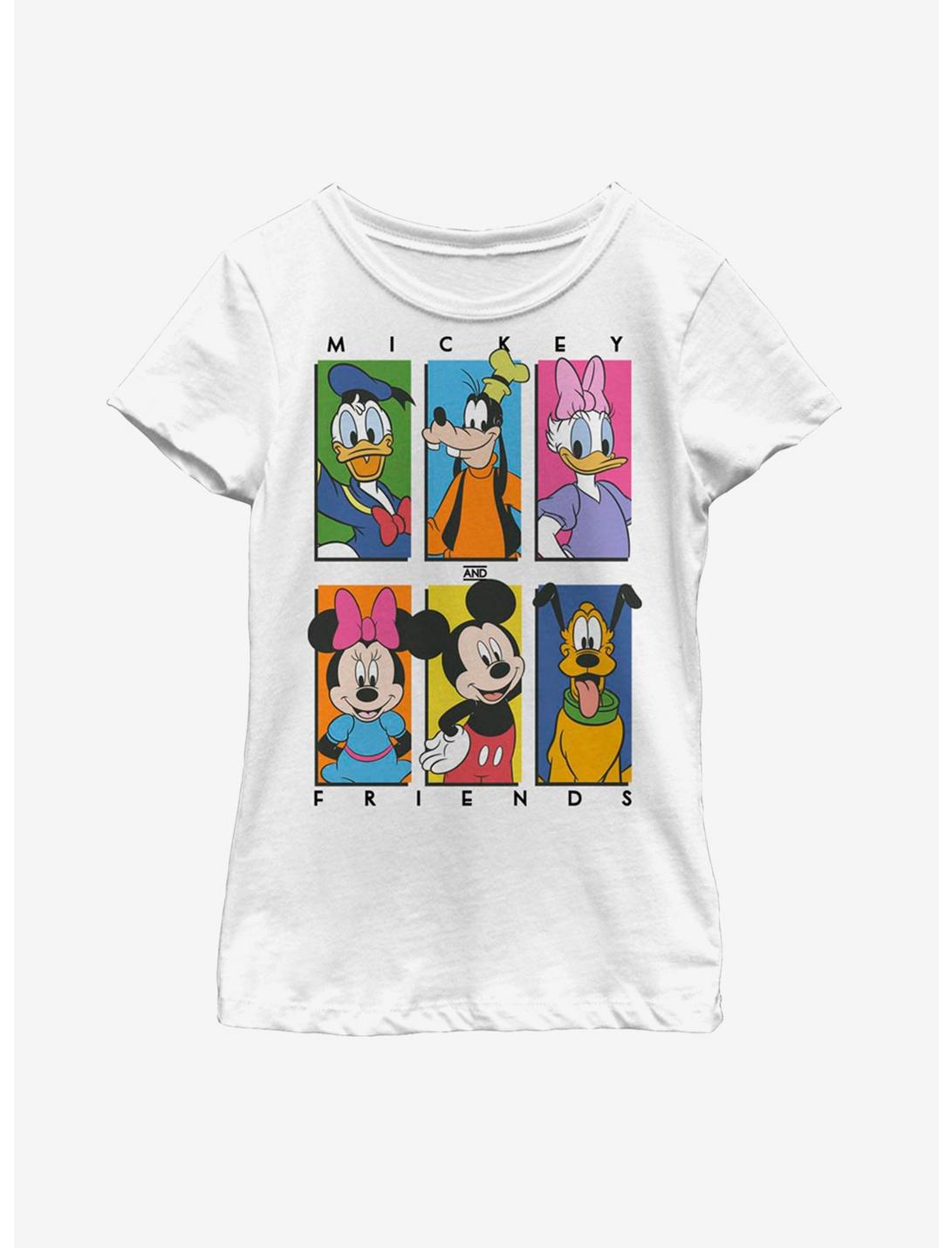 Disney Mickey Mouse Sensational Six Youth Girls T-Shirt, WHITE, hi-res