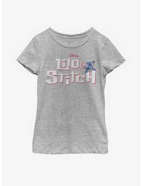 Disney Lilo And Stitch Title Script Youth Girls T-Shirt, , hi-res