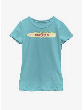 Disney Lilo And Stitch Surfboard Logo Youth Girls T-Shirt, , hi-res