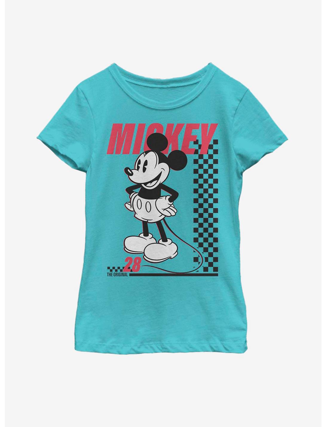 Disney Mickey Mouse Skate Twenty Eight Youth Girls T-Shirt, TAHI BLUE, hi-res